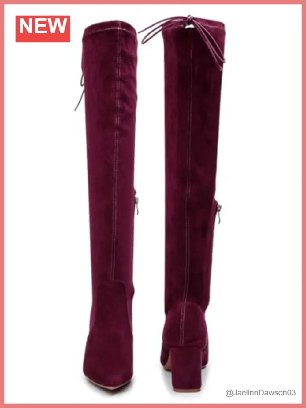 Women's OverKnee Stretchy Boot Pointed Toe Thigh-High Fashion Boot